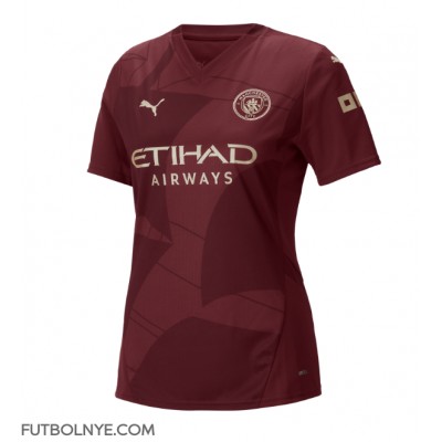 Camiseta Manchester City Ilkay Gundogan #19 Tercera Equipación para mujer 2024-25 manga corta Camiseta Manchester City Ilkay Gundogan #19 Tercera Equipación para mujer 2024-25 manga corta